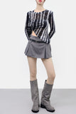 Rianti Pleated Skirt Pants