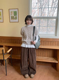 Koruni Corduroy Wide Pants