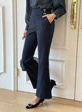 Wadia Boucle Semi Bootcut Slacks