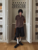 Jay Stripe Roll Up Short Sleeve Shirt