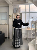 Oyui Color Round Basic Knit Cardigan