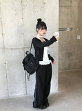 Verse Dot Line Wide Track Pants