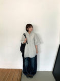 [unisex] Delve Nylon Over Short Sleeve Shirt