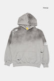 Groovy cut out dirty washed hoodie