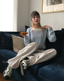SQUARE-NECK KNIT