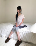 Peku One-Shoulder Short Sleeve T-shirt