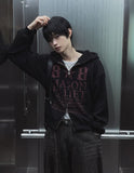 Patek Waffle Print Hood Zip-Up