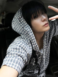 Check Hood Shirt