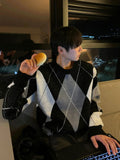 Mohair Argyle Knitwear