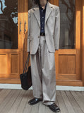 Woobin Two Tuck Wide Slacks