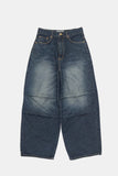Bay vintage back parachute denim pants