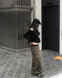 Hoku Pintuck Low Cargo Pants