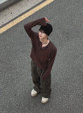 Keritz Over Henley Neck Long Sleeve