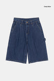 Ripi carpenter bermuda denim pants
