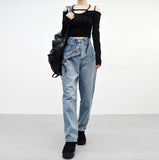 [NONCODE] Lamir Strap Off T-shirt