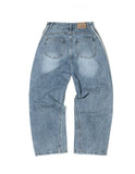 Track Balloon Denim Pants