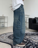 Creek Balloon Carpenter Denim Pants