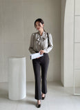 Rieven Satin Tie Blouse