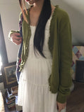 Rico Frill V-Neck Knit Cardigan
