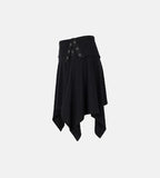 [ EEUN MADE ] Eyelet Flare Skirt