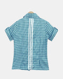 New Mal Check Short Sleeve Roll-up Shirt