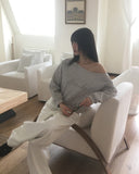 Reven Cubic One Off Shoulder Sweatshirt