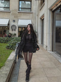[PREMIUM/MADE] Oblique two-way fur jacket