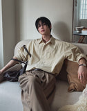 Basic Over Crop Cotton Shirt