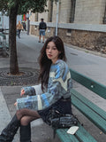 Soap Stripe Two-Way Crop Knit