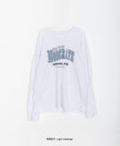 Hellothe Lettering Over Long Sleeve Tee