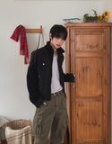 Mood Knit Color Matching High Neck Jacket