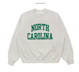 Carolina Lettering Brushed Sweatshirt