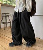 [BAONHAUS] Kenas Cotton Banding Balloon Wide Pants