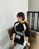 [unisex] Keyou Sporty Nylon Over Short Sleeve Tee