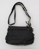 Eater Vintage Two Zipper Mini Shoulder Cross Bag
