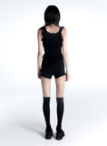 Floral lace sleeveless