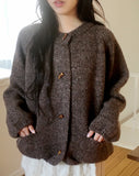 Poban Over Pocket Wood Duffle Knit Cardigan