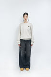 Brush Wide Denim Pants