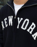 Grass New York Zip-Up Knit