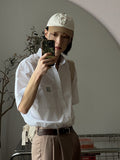 vintage pocket label shirt