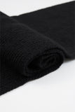 Soft ribbed knit muffler