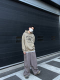 Suede Balloon Pants