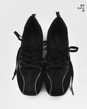 Apu Balletcore Flat Strap Leather Sneakers