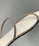 Visella Double Cubic Strap Slippers
