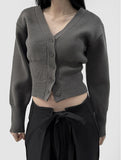 B1 V-neck Knit Cardigan