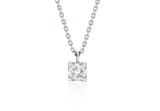Essence Silver (W) H Moissanite Necklace 0.5CT