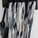 Nuan Color Matching Pattern Pants