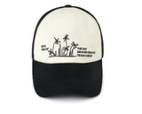 END OF Color Block Ball Cap