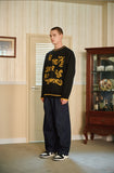 Pullover Lettering Tattoo Sweater