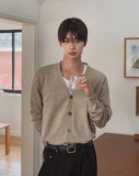 Rodent Basic V-neck Knit Cardigan